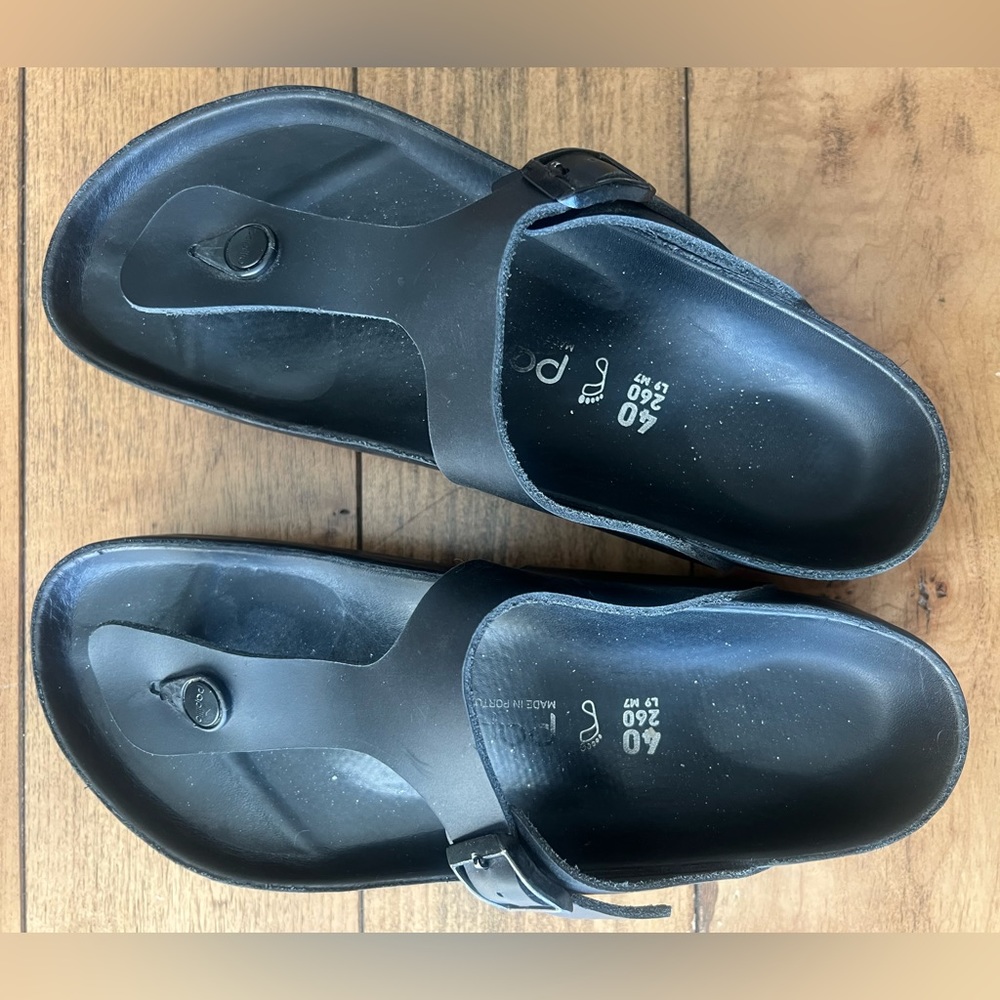 Birkenstock Gizeh platform black 40